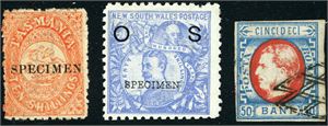 Some oddments in a small stockbook.