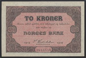 2 Kroner 1918. 3816518 Kv 0