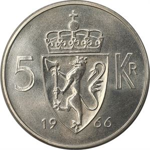 5 Kroner 1966 PRAKT*