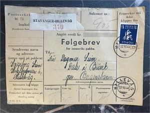 Følgebrev stmpl. Hillevåg