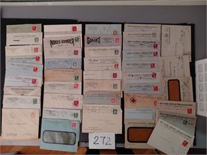 FIRMALOGOER OSLO 42 brev 1916-45 i svært blandet kvalitet, alle sendt til Åseral