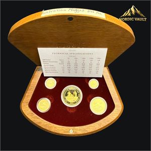 The Australian nugget 2002 Gold Proof coins