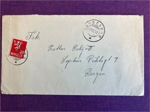 Rogaland Brev stempl. Haugesund 1941