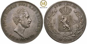 Speciedaler 1848 Oscar I. Kv.1+