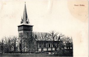 Postkort. Onsø Kirke