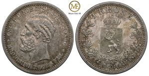 1 krone 1898 Oscar II. Kv.0/01