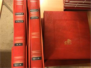 Romania Samling i 3 bind, 1963-1975 stemplet og ** (merkene er i de to første bindene)