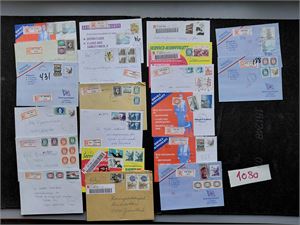 NORDLAND-REKBREV 20 forskjellige stempler. Varierende kvalitet