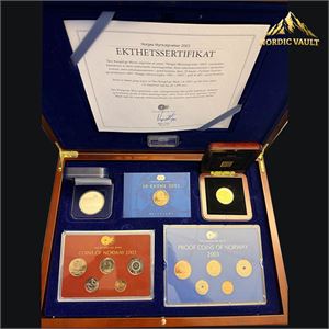 Norges myntutgivelser 2003. ink 1500kr gullmynt