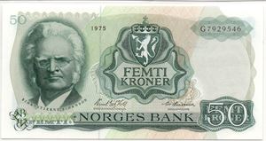 50 kroner 1975 G.7929546. Kv.0