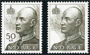 1149. 50 Kroner Harald V, variant "Uten valør".
