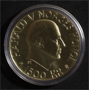 1500 kroner 2001 Norge Proof Gull, Nobel