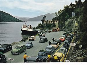 Båtkort - Ferjekaien Dragsvik