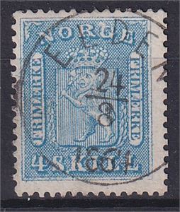 NK 8 , Elden 24/8-1864  (NT, 6 pkt)