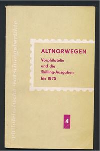 KATALOG Altnorwegen Vorphilatelie und die Skilling-Ausgaben bis 1875. utgitt i DDR 1965. Kan ikke være mange av disse i Norge