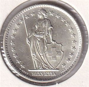 Sveits 2 Francs - 1965