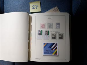 BALTIKUM xx samling i LT album med lommer og kassett 1991-2001. Vedlagt 20 brev og få stemplede merker i pose