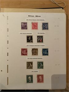 Tyskland Berlin fra Zoner i 1948 til 1986 samt Noe Böhmen / Mähren fra 1941-1944 i KABE album