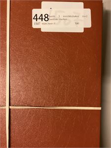 Sveits 3 innstikksbøker med Sveitiske merker