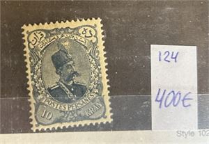 IRAN x Mi 124, 1899 10kr. Ingen garanti (€ 400)