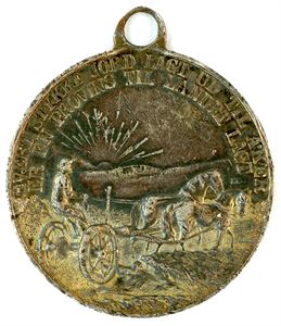 Norderhov Sogneselskab 1910. Sølv med hempe. 27mm. S&H.358. 01