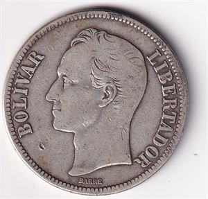 Venezuela 5 Bolivares - 1929