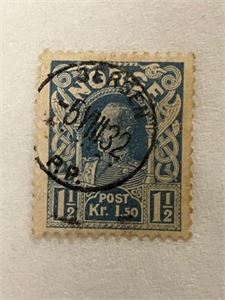 Håkon 1910 kr. 1,50 - pent ministmpl.