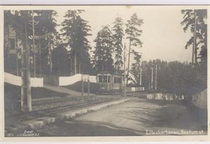 Jernbane Lilleakerbanen, Bestum st. Kü, 1105)  stemplet 1924