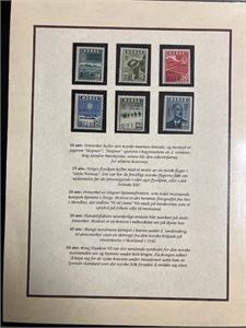 London-serien med overtrykk postfrisk