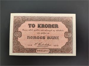 2 kroner 1918 ex. RMF