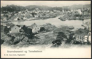 Arendal vest, Hisøy, Nidelven, Rygene. Nær 130 postkort, hvor ca 90 i småformat.