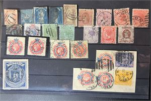 AUSTRALIA-VICTORIA Diverse merker på plansje inkl et klipp