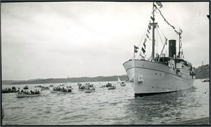Tvedestrand, Nes, Gjeving, Dybvaag. Nær 150 kort hvor 108 er i småformat.