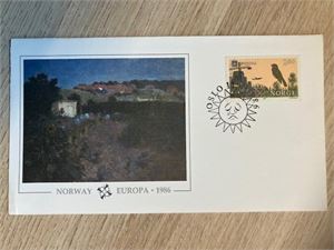 FDC Europa -86 (kr. 2,50)