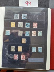 Samling i Safe album til 1960. Stort sett rundstemplet med noen veldig pene stempler.