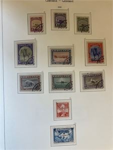 Samling Grønland stempl/** bl.a. Amerikautgave, merker frem til 1988