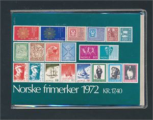ÅRSSETT 1972. Innhold kontrollert, merkene henger ikke fast (HK 1200)