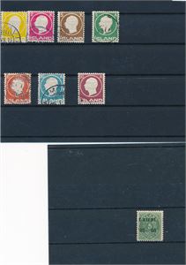 ISLAND o/xx Mi 69-75, 1912 komplett serie. Et billigmerke følger med (€ 315)