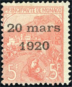 Collection Monaco in 3 volumes. Seems complete including the 1921. Mixed condition.