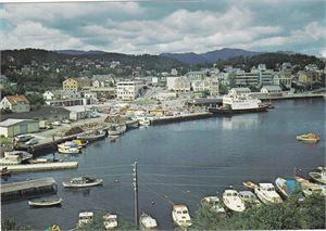 Båtkort - "M/S Vikingen" - Leirvik Stord