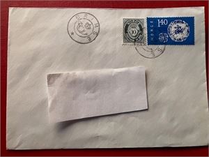 ROGALAND Brev stmpl. Kronet Posthorn BRIMSE