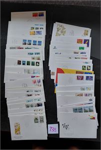 FDC 63 forskjellige 1995-2000. Mangler kun noen få i perioden