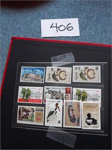 UGANDA xx diverse merker, serier og miniark ca 1962-88 i 64 siders bok