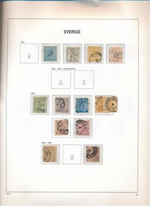 SVERIGE o samling i et Davo album til 1991. Mye merker, veldig blandet kvalitet i starten