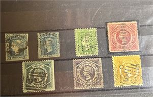 AUSTRALIA NEW SOUTH WALES o 7 merker i blandet kvalitet inkl 2 tjenestemerker