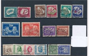 DDR o diverse serier 1951-52. Et merke er defekt og ikke medregnet (€ 76)
