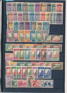 NIGER (FRANSK KOLONI) x/xx 125 forskjellige på dobbel plansje