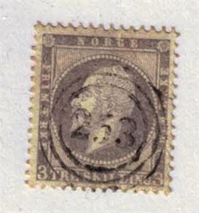 Nk 3 o. Pent, rettvendt "253" (Sandefjord)