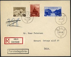 En samling norsk FDC til 1967. HK før 1961 = 54.300,-.