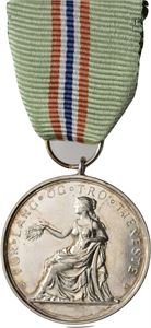 Medaljen for lang og tro tjeneste. Kv.0